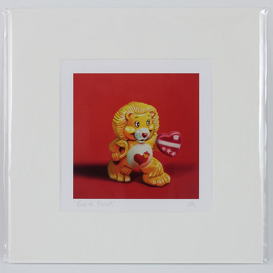Brave Heart Lion - Super Mini Print