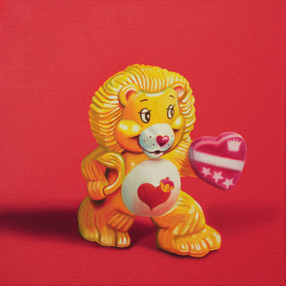 Brave Heart Lion - Super Mini Print