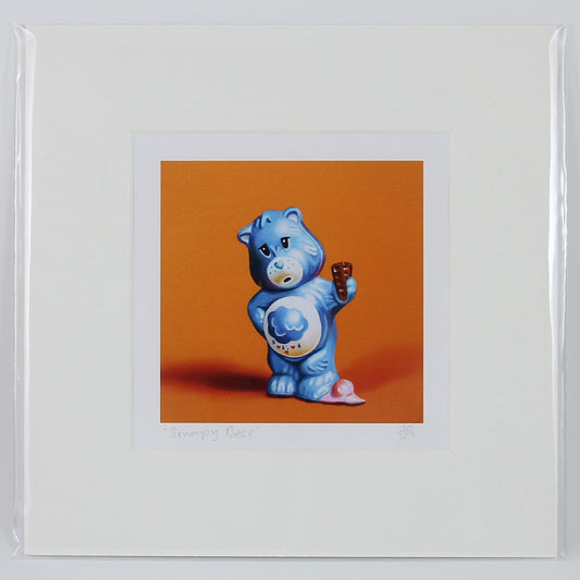 Grumpy Bear - Super Mini Print